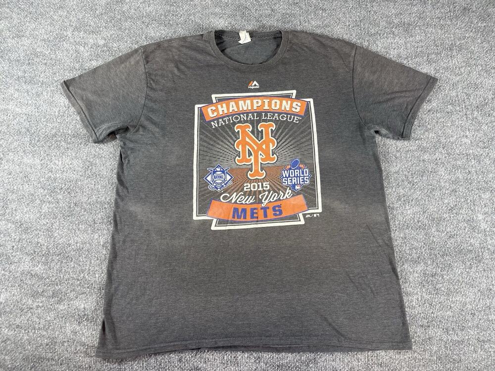 New York Mets 2015 National League Champions Shirt - Size XL - World Series
